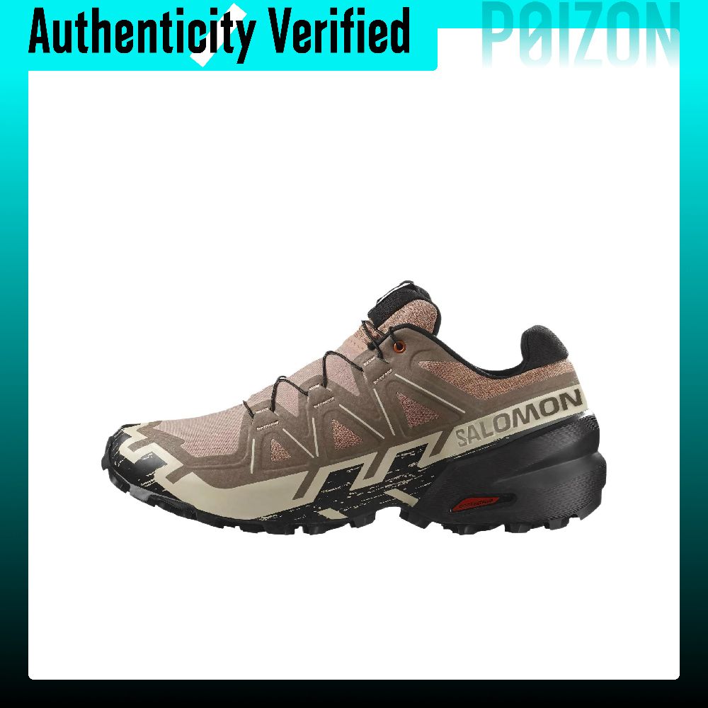 Salomon Shoes Speedcross 6 - ซาโลมอน สปีดครอส 6 รองเท้าวิ่งผู้ชาย สีชมพู น้ำตาล