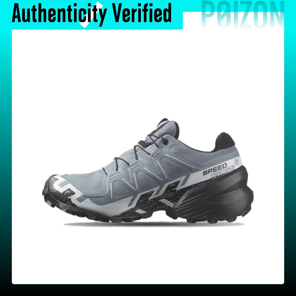 Salomon Shoes Speedcross 6 - ซาโลมอน สปีดครอส 6 รองเท้าวิ่งเทรลผู้หญิงสีน้ำเงินเทา L47302300