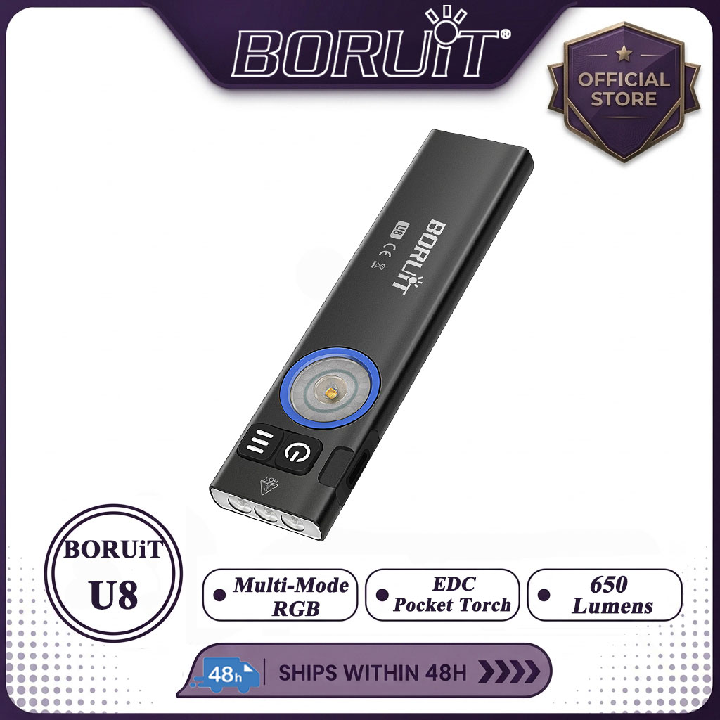 ไฟฉาย LED BORUiT U8 650LM EDC  - Fishing Kit Compact บทวิจารณ์และราคา
