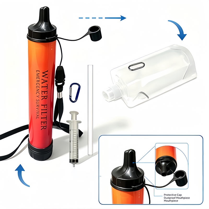 หลอดกรองน้ำแบบพกพา 5000L สำหรั - Water Purification Straw บทวิจารณ์และราคา