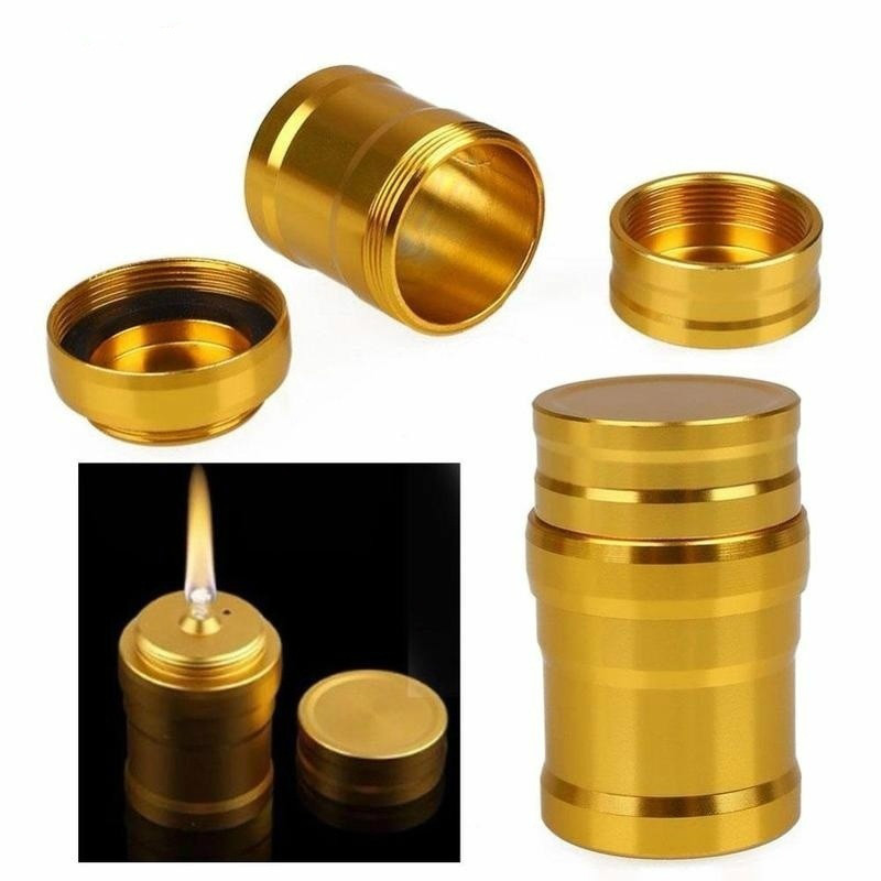 ใหม่แบบพกพาโลหะมินิโคมไฟแอลกอฮ - Fire Starting Kit บทวิจารณ์และราคา