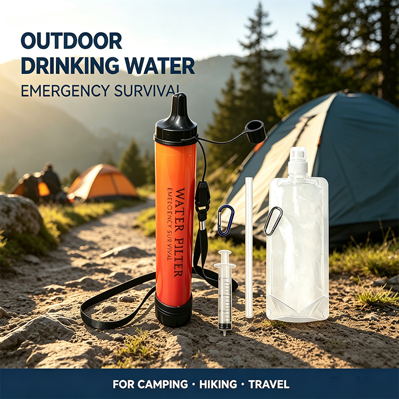 เครื่องกรองน้ำแบบพกพาสำหรับการ - Water Purification Straw บทวิจารณ์และราคา
