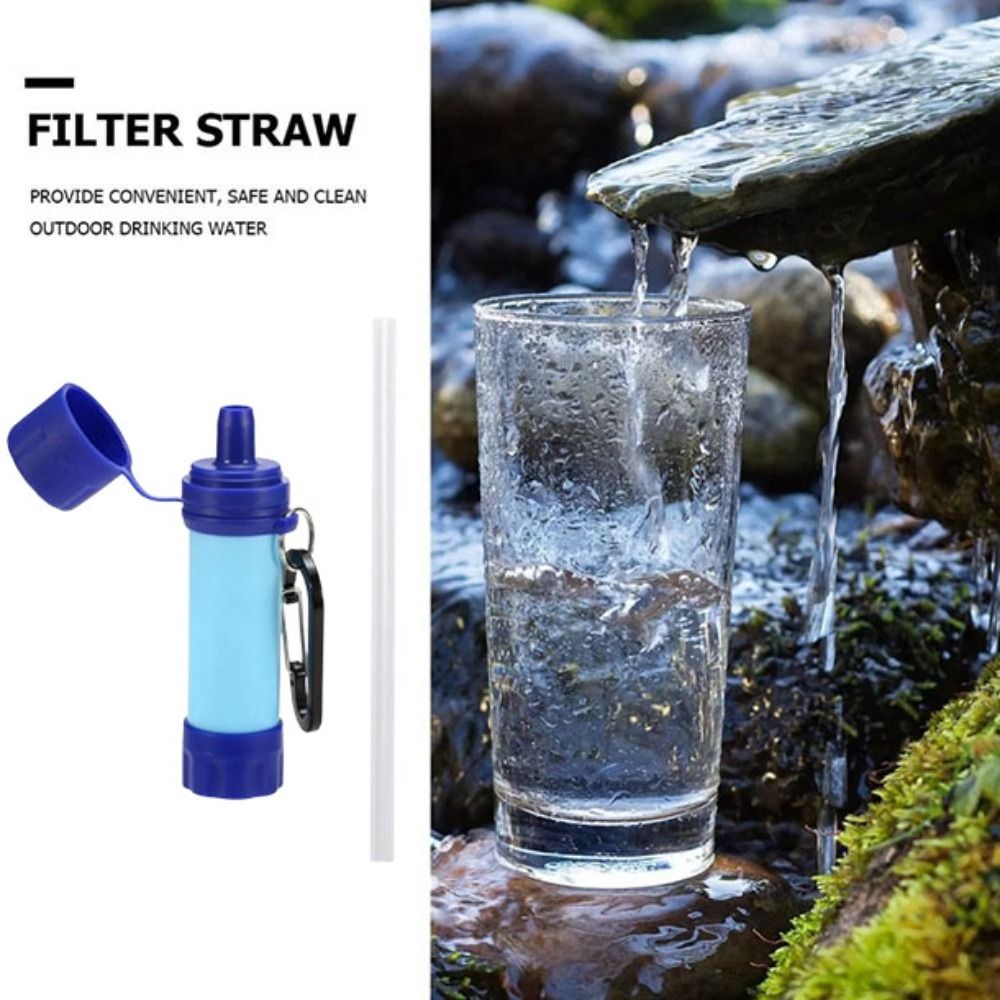 หลอดกรองน้ำขนาดเล็ก สำหรับกรอง - Water Purification Straw บทวิจารณ์และราคา