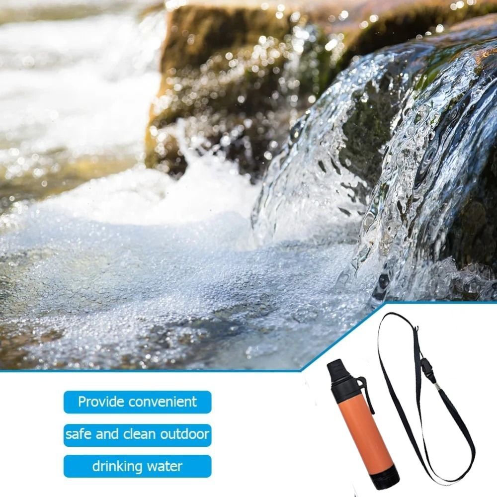 หลอดกรองน้ำขนาดเล็ก หลอดกรองน้ - Water Purification Straw บทวิจารณ์และราคา