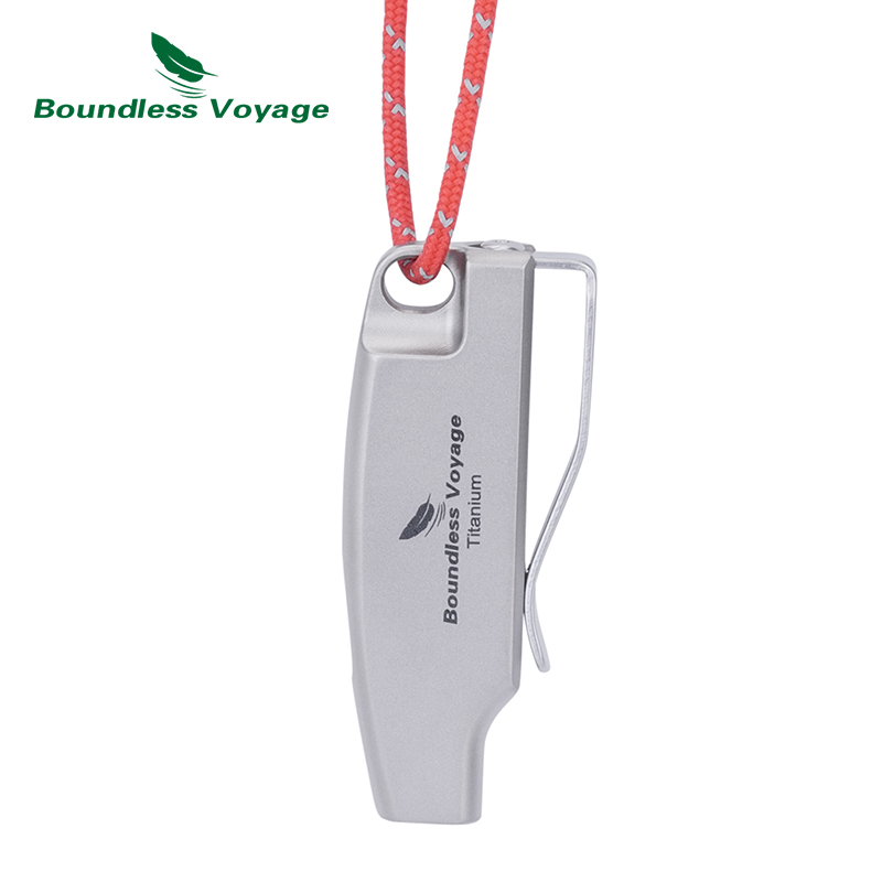 Boundless Voyage 120dB Titaniu - Emergency Whistle Loud บทวิจารณ์และราคา